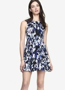 Express Floral Skater Dress